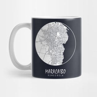 Maracaibo, Venezuela City Map - Full Moon Mug